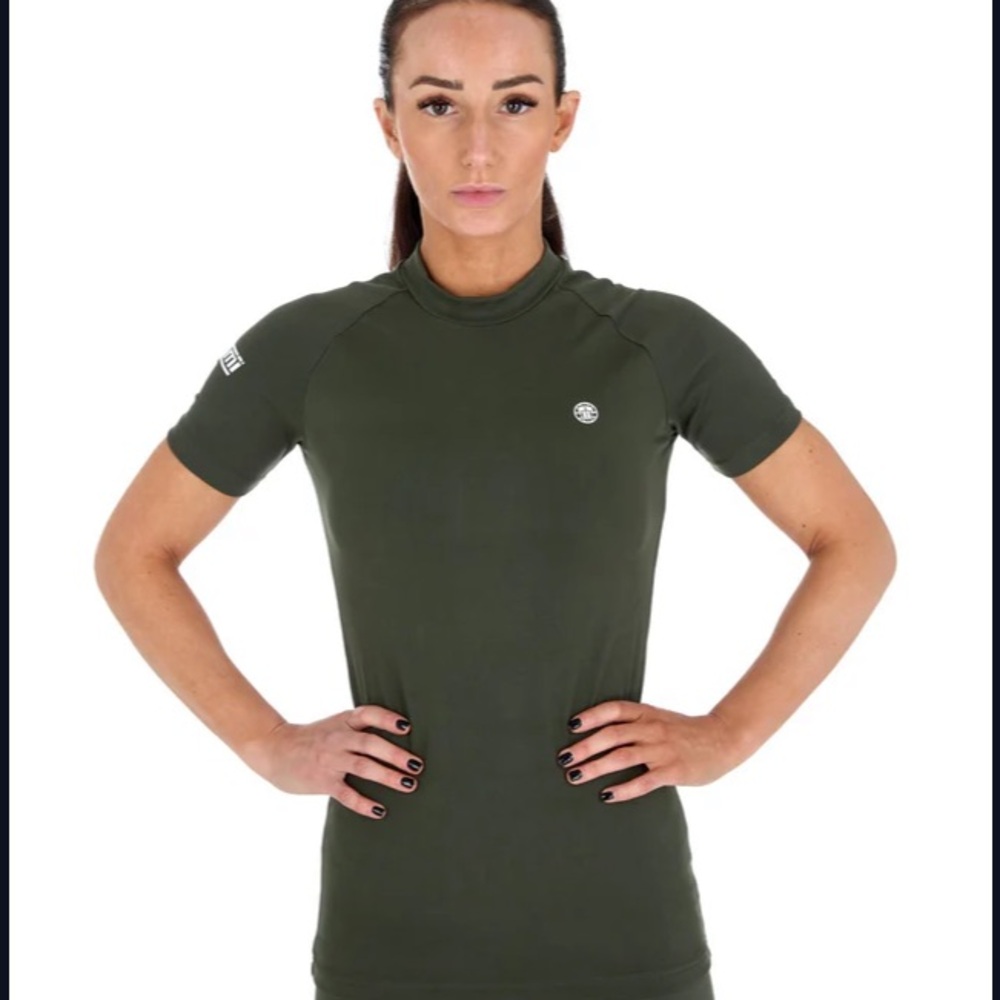 Tatami Fightwear Agile Short Sleeve in Khaki Green